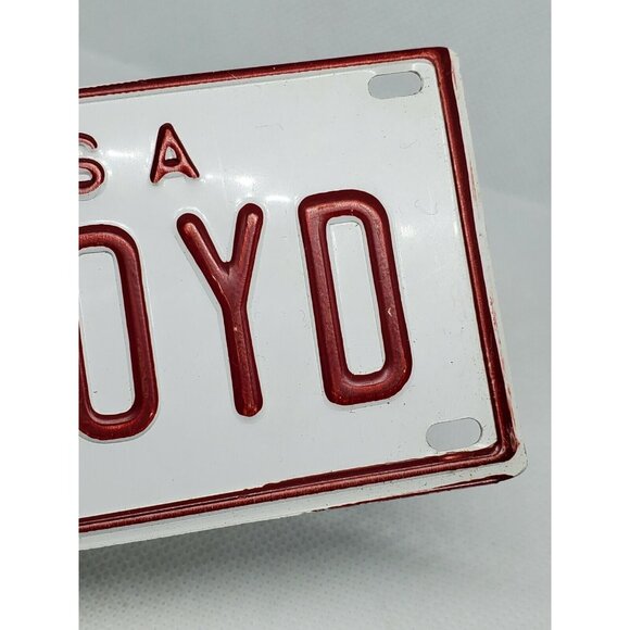 U.S.A Lloyd Personalized Mini License Plate – Red & White Collectible - Picture 3 of 10